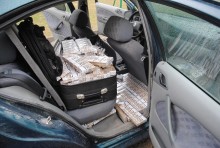 Skoda wypchana papierosami