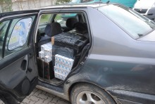 Kontrabanda za 105 tys. zł na tylnym siedzeniu