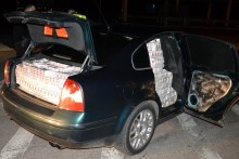 Auto wypchane papierosami