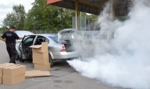 Zrobił zadymę i uciekł