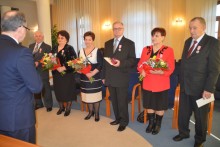 Pół wieku razem. W ratuszu trzem parom wręczono medale za długoletnie pożycie [zdjęcia]