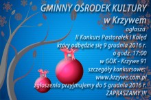 Konkurs kolęd i pastorałek w GOK Krzywe