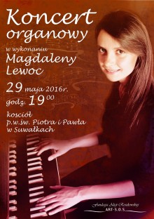 Koncert organowy Magdaleny Lewoc