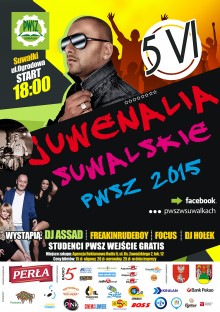 Święto Żaków nadchodzi: Juwenalia Suwalskiej PWSZ 2015 tuż-tuż!
