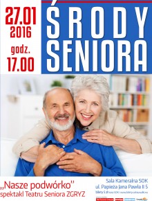 Ciekawe spotkania dla seniorów. Na początek spektakl