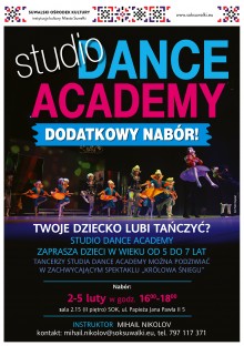 Dodatkowy nabór do Dance Academy