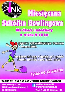 Ruszają zapisy do szkółki bowlingowej