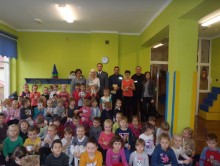 Augustowscy policjanci w przedszkolu