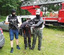 Bandyta z Wrocławia zatrzymany pod Oleckiem