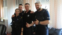 Policjant z Irlandii na stażu w Suwałkach [zdjęcia]
