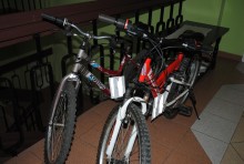 Trzy odzyskane rowery