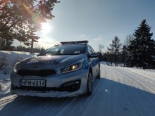 Wierśnie koło Sejn. Kierowca jechał za szybko i mimo sądowego zakazu