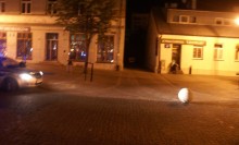 Potrącił kulę i pieszego