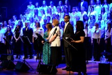 Ponad 100 osób na scenie. Oratorium Norrisa Garnera w Suwałkach [zdjęcia]