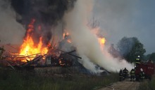 Gmina Przerośl i Szwałk koło Olecka. Wielkie pożary od uderzenia pioruna [zdjęcia]