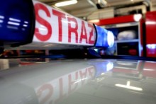 Pożar domu w Małej Hucie