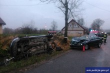 Wypadek w Pluszkiejmach. Cztery osoby ranne