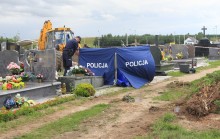 Po wypadku na cmentarzu. Policja ustala szczegóły