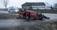 Dwa wypadki, dziewięć kolizji, siedem osób rannych. Święta na drogach powiatu