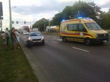 Suwałki. Zderzenie motocykla i osobówki [zdjęcia]