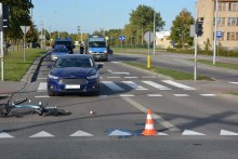 Rowerzystka potrącona na skrzyżowaniu Reja i Szpitalnej