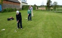 Pierwszy krok na polu golfowym