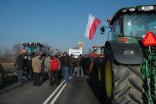 Rolnicze protesty w Warszawie i na drogach Suwalszczyzny