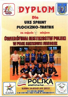 Siatkarki Sprintu 6. w ćwierćfinale MP juniorek