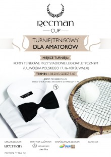 Tenis ziemny. RECMAN i MERCEDES-BENZ sponsorami turnieju w Suwałkach 
