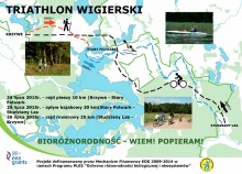 I Triathlon Wigierski – impreza dla rodziców i dzieci