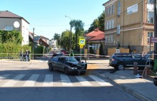Augustów. Trzy osoby w szpitalu po zderzeniu audi z volkswagenem