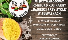 Suwałki. Sąsiedzkie spotkanie przy suto zastawionym stole