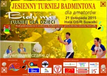 Badminton. Jesienny turniej badmintona
