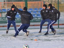 Wigry Suwałki. Pierwszy trening w siarczystym mrozie [wideo i zdjęcia]