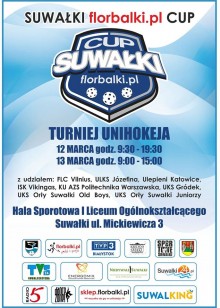 Unihokej. Suwalki Cup 2016 z reprezentantami i ... reprezentantką Polski