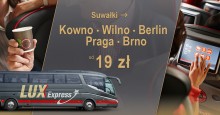 Przystanek Lux Express. Z Suwałk do Berlina, Pragi, Wilna, Warszawy i dużych polskich miast