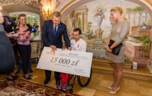 Po paraolimpadzie w Rio. Rafał Czuper i Joanna Mendak  u prezydenta Białegostoku