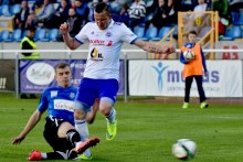 Sandecja - Wigry Suwałki 2:1. Trzecia porażka i spadek na trzecie miejsce [opinia trenera, tabela]