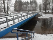 Most w Chodorkach oddany, kolej na Czerwony Folwark [zdjęcia]
