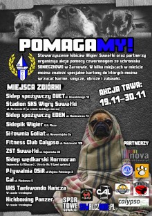 Kibice Wigier organizują zbiórkę dla czworonogów 