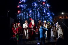 Choinka już wystrojona. Jarmark Świąteczny 2016 w Suwałkach [zdjęcia]