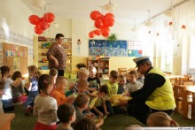 Z przedszkolakami o bezpieczeństwie