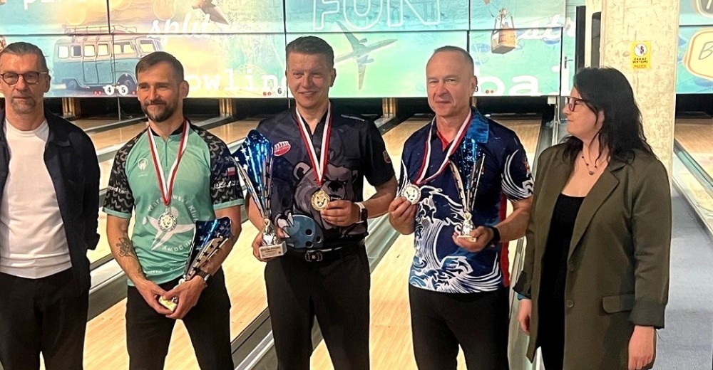 Bowling. Robert Chodorowski mistrzem Polski i z brązem w duecie z Krzysztofem Grzymkowskim