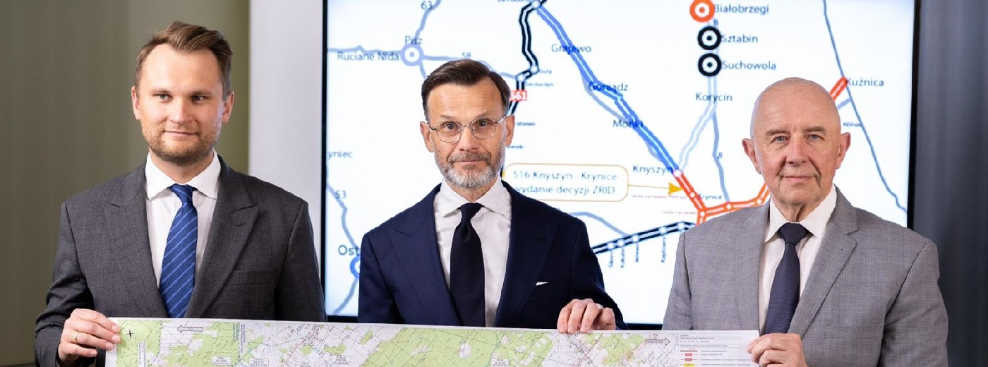 W czerwcu harmonogram drogi Białystok - Suwałki. Rusza budowa S16 Knyszyn – Krynice
