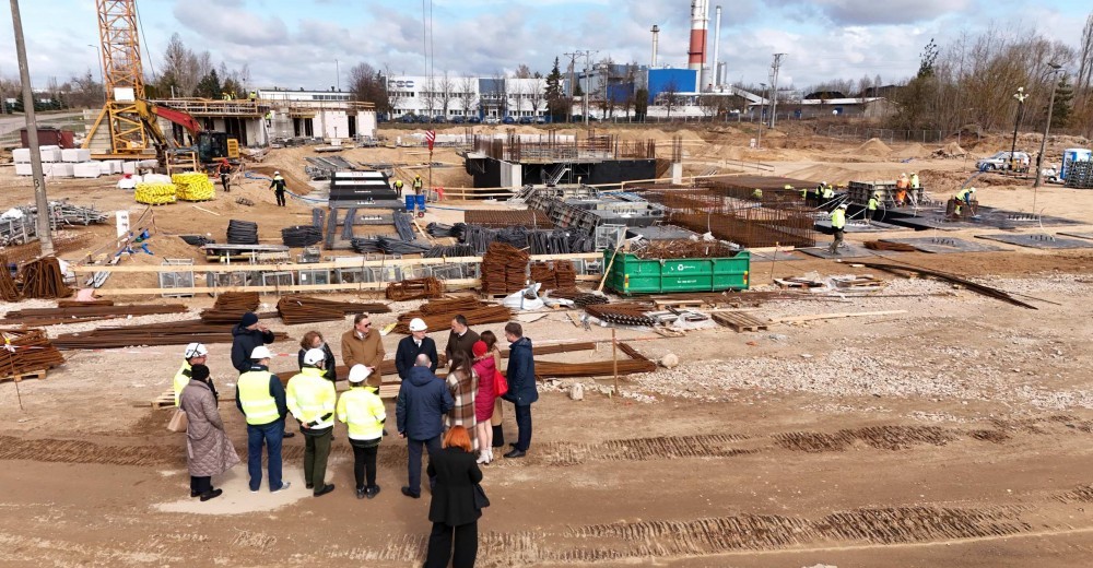 Spalarnia odpadów komunalnych w Suwałkach. Budowlańcy pracują na dwie zmiany [zdjęcia]