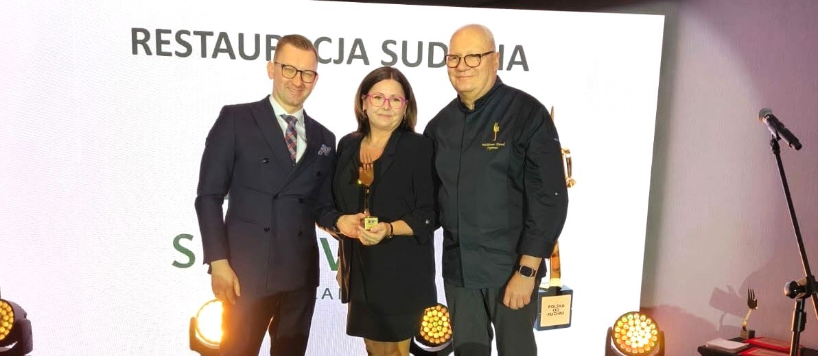 Suwalska restauracja Sudavia po raz trzeci ze Złotym Widelcem!