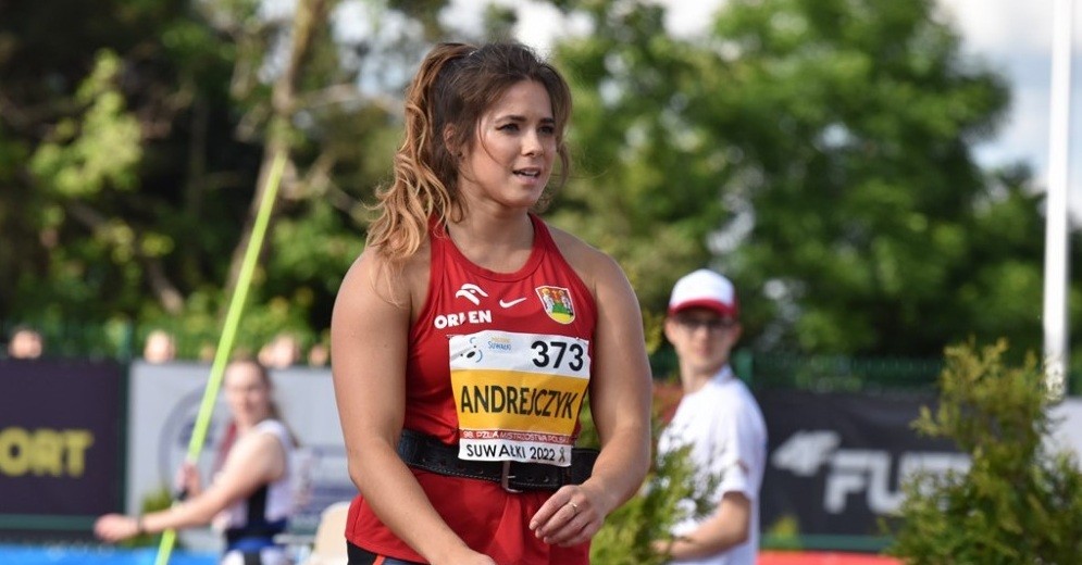 Maria Andrejczyk po raz siódmy mistrzynią Polski, Mateusz Żyliński siódmy w seniorskim debiucie 
