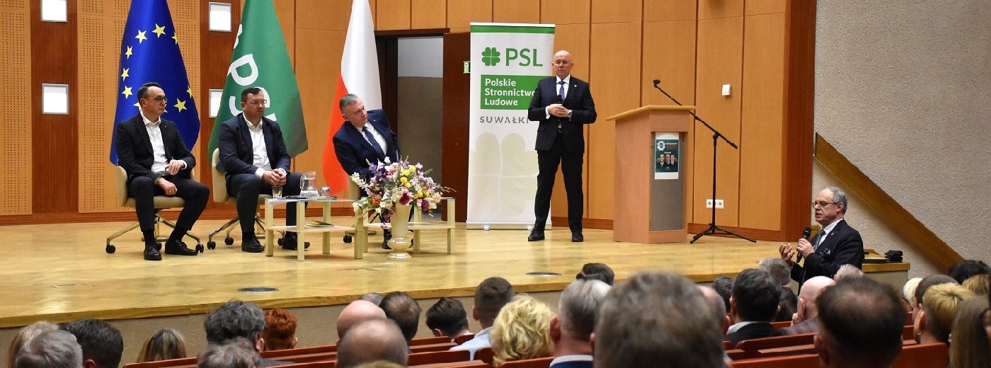 Ministrowie z PSL w Suwałkach. Kiedy droga Białystok – Suwałki i pomoc dla przygranicznego regionu 