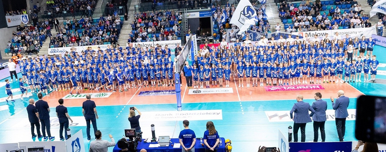 Siatkarze Ślepska Malow Suwałki wśród najchętniej oglądanych. Symbol miasta 