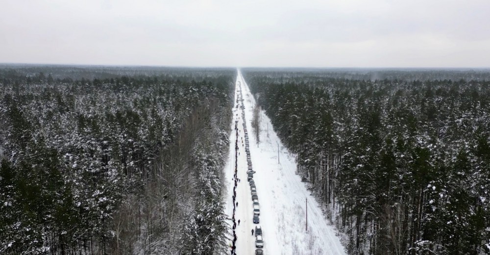 Polacy protestowali razem z Litwinami w Kopciowie. Strzelnica jak najdalej granicy [wideo i zdjęcia]